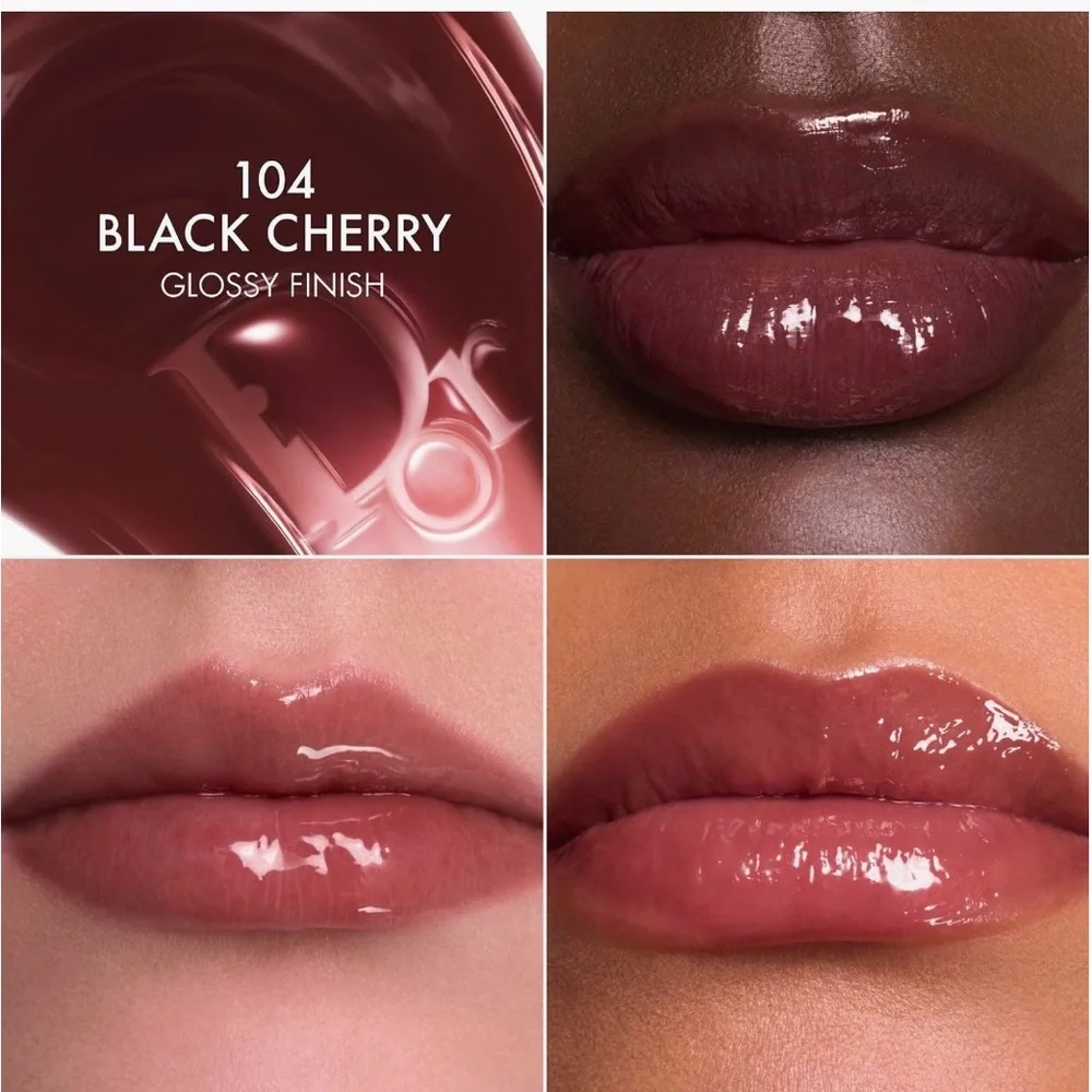 Dior Lip Glow Butter - 104 Black Cherry NIB